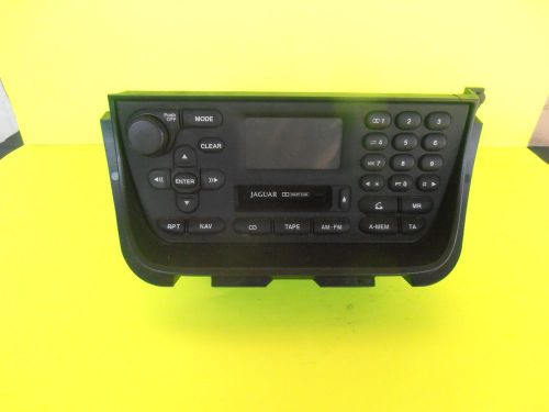98-03 jaguar xj8 vdp oem am fm cassette tape radio stereo player lnc6318bb