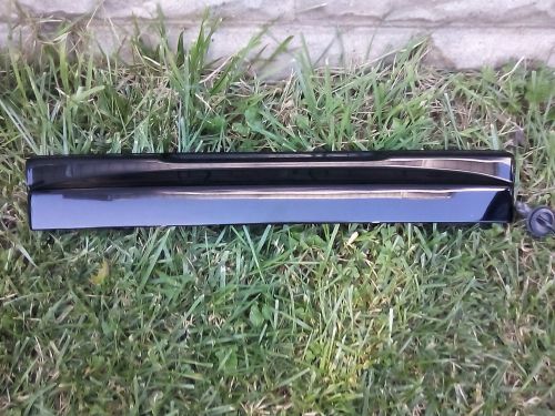 Ford explorer tailgate eyebrow license plate cover black fit mercury mountaineer