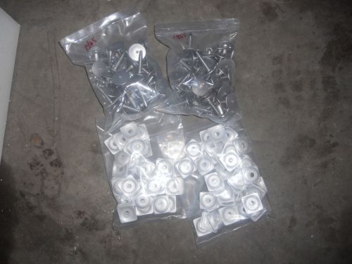 1.465&#034; fathead snowmobile studs with nut and backers