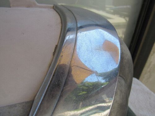 Evinrude antique outboard motor 1/2 hood 1957 35hp lark barn shed display starbd