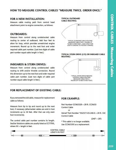 Dometic SeaStar Xtreme Control Cable, CCX205XX 8-Feet, US $79.28, image 4