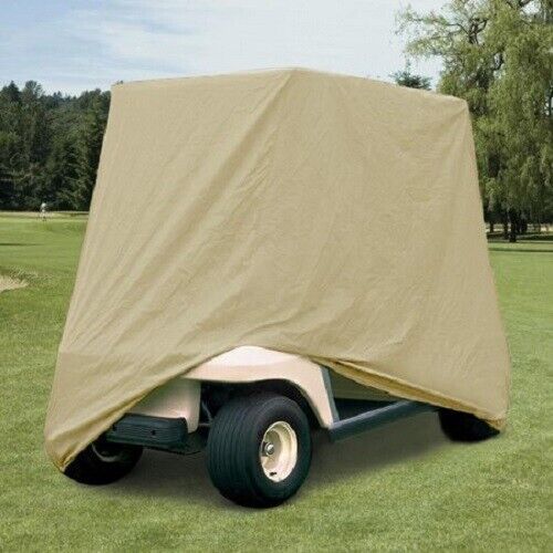 BEIGE - Four Person Golf Cart Cover - Superior Heavy Duty 420 Denier Weight, US $39.95, image 2