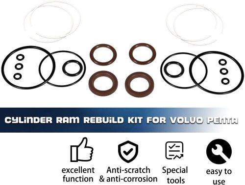 Trim Cylinder Ram Rebuild KIT For Volvo Penta SX DPS -M 3857471 3857470 FSM007, US $78.50, image 4
