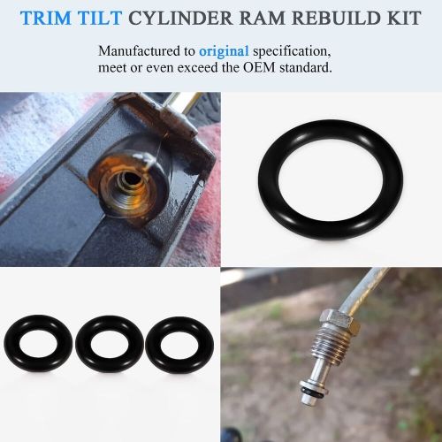 Trim Cylinder Ram Rebuild KIT For Volvo Penta SX DPS -M 3857471 3857470 FSM007, US $78.50, image 11