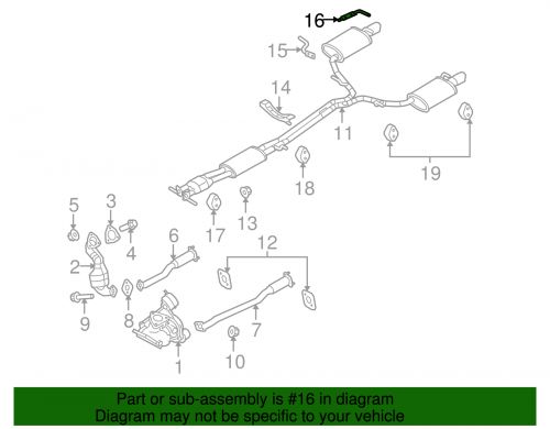 Genuine Ford Exhaust System Hanger Bracket AA8Z-5A205-A, US $9.20, image 3