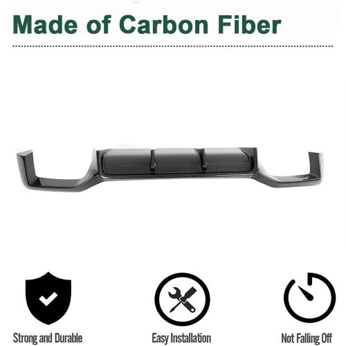 For BMW X4M F98 LCI 2022UP REAL CARBON Rear Bumper Diffuser Lip Spoiler Body Kit, US $499.00, image 7