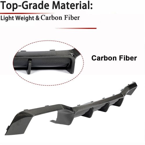 For BMW X4M F98 LCI 2022UP REAL CARBON Rear Bumper Diffuser Lip Spoiler Body Kit, US $499.00, image 8