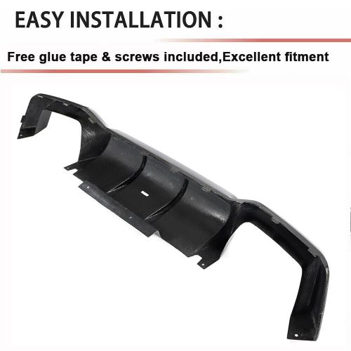 For BMW X4M F98 LCI 2022UP REAL CARBON Rear Bumper Diffuser Lip Spoiler Body Kit, US $499.00, image 9