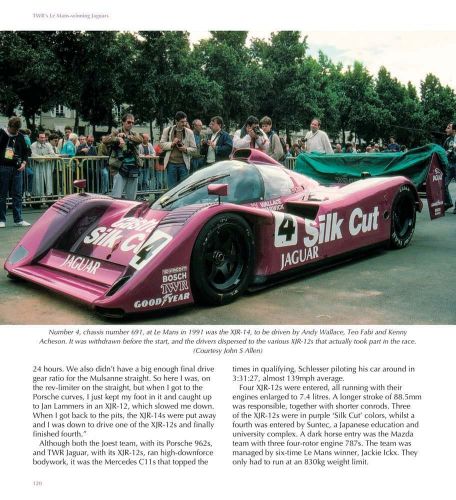 Twr's le mans winning jaguars book