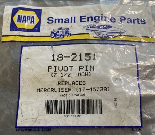 PIVOT PIN SHAFT 18-2151 REPLACE MERCRUISER 17-45738 MARINE BOAT Part Replacement, US $43.54, image 2