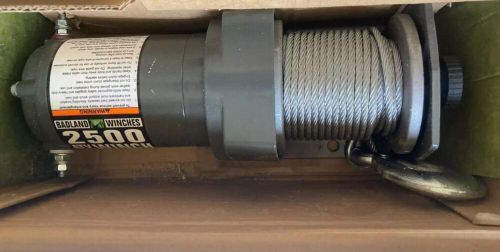 Badland winches 2500 lb atv utility winch with remote control &amp; mounting plates