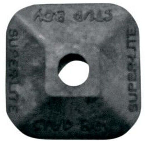 Stud boy super lite +plus single backing plate black 1.450" 5/16"-24 96-pack