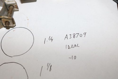 Lot of 10 nos 1940's ideal # 10 hose clamps packard ford dodge chevy 1 1/4 inch