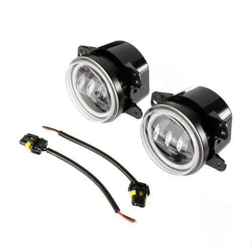 For 2003-09 Hummer H2 2pc 4" LED Fog Lights DRL+4x Front Rear Side Marker Lights, US $193.98, image 4