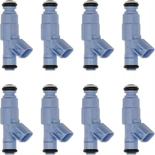 Steel 8pcs fuel injectors for dodge dakota durango ram 1500 4.7l v8 2001-2007