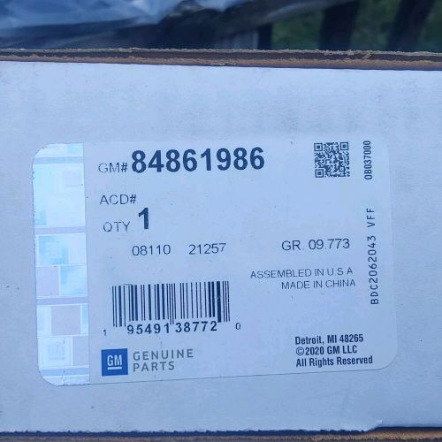 2023-2024 canyon colorado led perimeter bed lighting kit 84861986 genuine oem gm