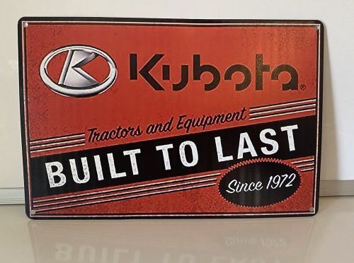 Kubota Metal Sign - Aluminum Poster Farming Equipment - Mowers - Zero Turn, US $9.99, image 4