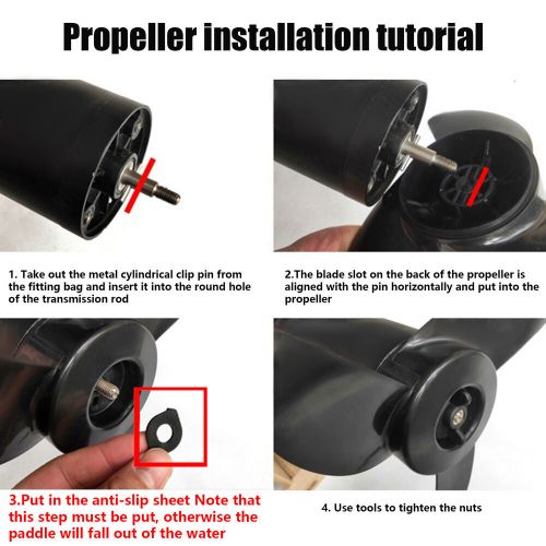 12V 58LB Thrust Electric Trolling Motor Outboard Engine Fishing Boat Brush Motor, US $137.70, image 4