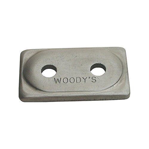 Woodys digger support plates 7a angle alum. single stud 5/16" 96/p - ang-3775-b