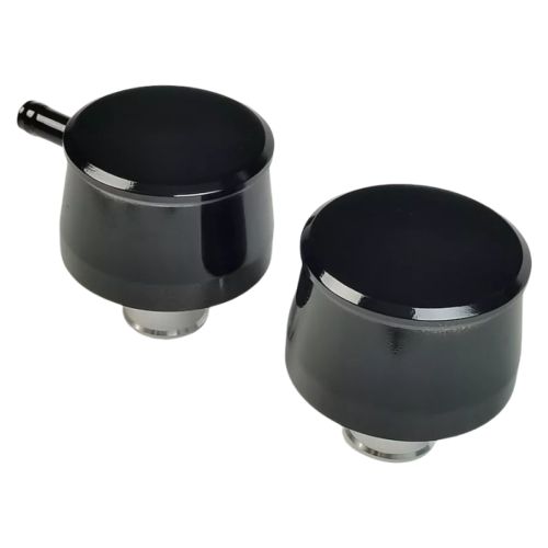 Buy Black Billet Aluminum Valve Cover Breather & PCV Pair w/ Grommet