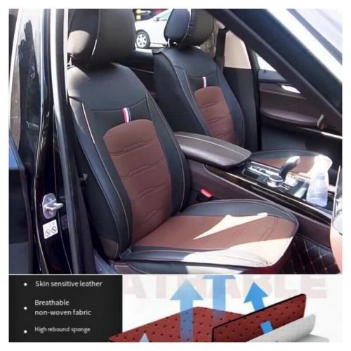 For Tesla Model 3 Car Seat Covers Full Set Front&Back Cushion Leather Waterproof, US $86.99, image 4