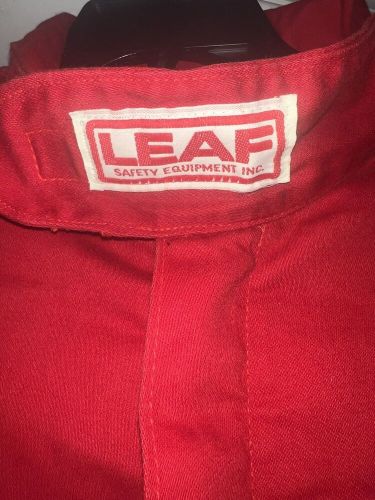 Leaf Safety Equipment Full Suit Mens Extra Large Red Proban FR-7A Fire Resistant, US $64.99, image 6