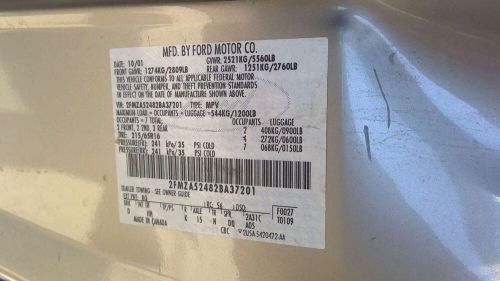 2001-03 Ford Windstar Complete Anti Lock Brake Pump Unit Oem Abs Module Assembly, US $224.90, image 6