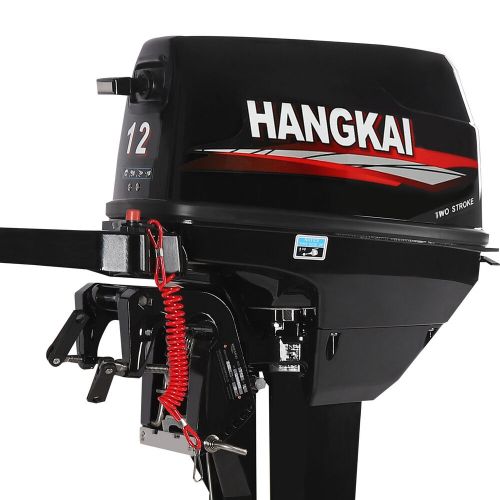 HANGKAI 2 Stroke Outboard Motor Boat Engine w/ Water Coolling 12HP Long Shaft, US $909.55, image 6