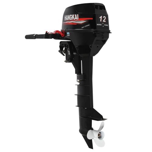 HANGKAI 2 Stroke Outboard Motor Boat Engine w/ Water Coolling 12HP Long Shaft, US $909.55, image 12