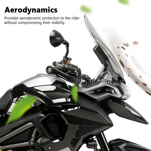 Motorcycle windshield windscreen for tiger 1200 gt / gt pro / rally pro 22-2024