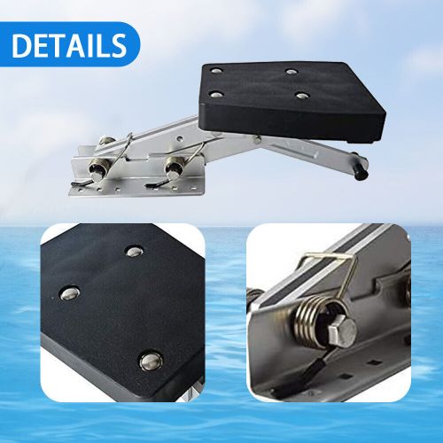Motor Bracket Kicker Outboard Boat Aluminum Heavy Duty 2-Stroke Yacht Marine, US $74.85, image 5