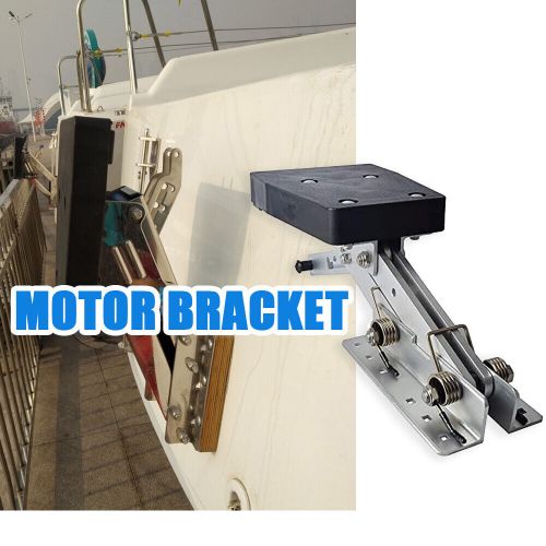 Motor Bracket Kicker Outboard Boat Aluminum Heavy Duty 2-Stroke Yacht Marine, US $74.85, image 6