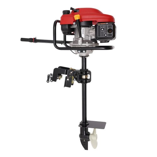 3.2 KW 4 Stroke Heavy Duty Outboard Motor Boat Outboard Engine Air Cooling 200cc, US $426.06, image 2