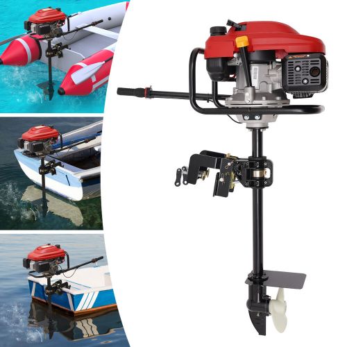 3.2 KW 4 Stroke Heavy Duty Outboard Motor Boat Outboard Engine Air Cooling 200cc, US $426.06, image 13