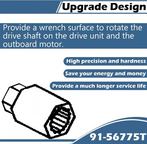 Drive Shaft Adapter for Mercury Mercruiser Alpha One 90220 18-9854 91-56775T, US $22.50, image 8