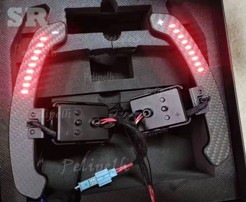 For BMW 2-3-4-5-6-7 Series W/LED Magnetic attraction Real Carbon Shift Paddles, US $351.68, image 10