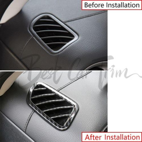 Carbon Fiber Dashboard Upper Air Outlet Vent Cover For Kia Forte K3 2019-2023, US $24.69, image 2