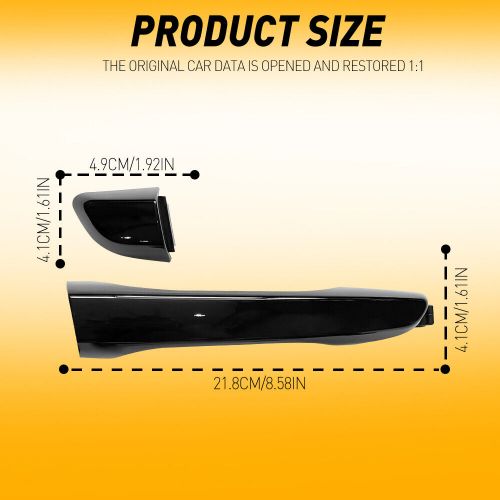 Black Fits Elantra Hyundai 2017-2020 Right Rear Outside Door Handle 82662-F2040, US $15.99, image 5