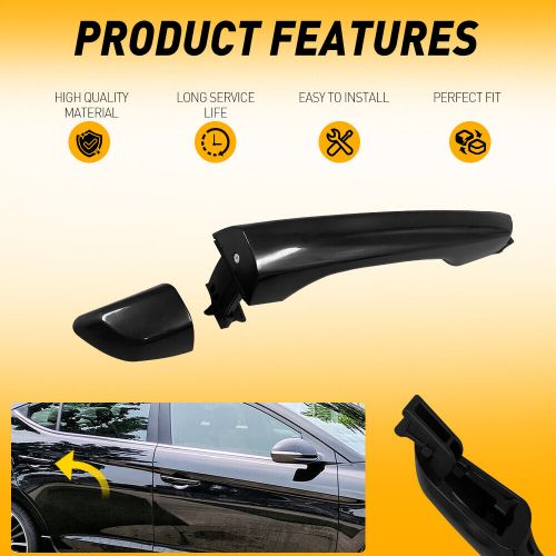 Black Fits Elantra Hyundai 2017-2020 Right Rear Outside Door Handle 82662-F2040, US $15.99, image 7