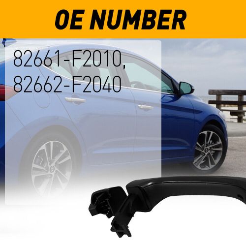 Black Fits Elantra Hyundai 2017-2020 Right Rear Outside Door Handle 82662-F2040, US $15.99, image 9