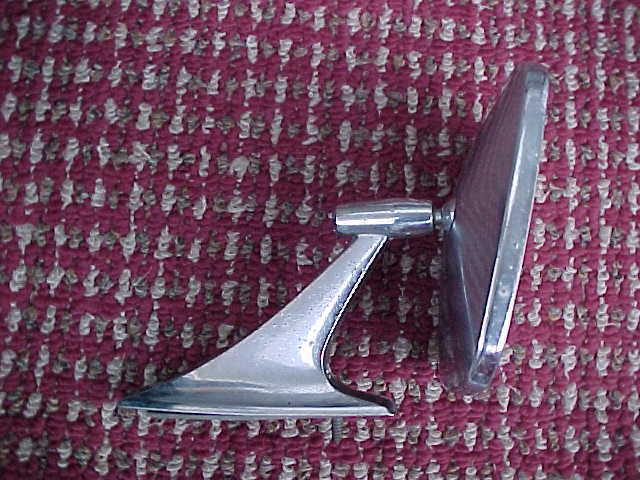 Vintage chrome side view mirror