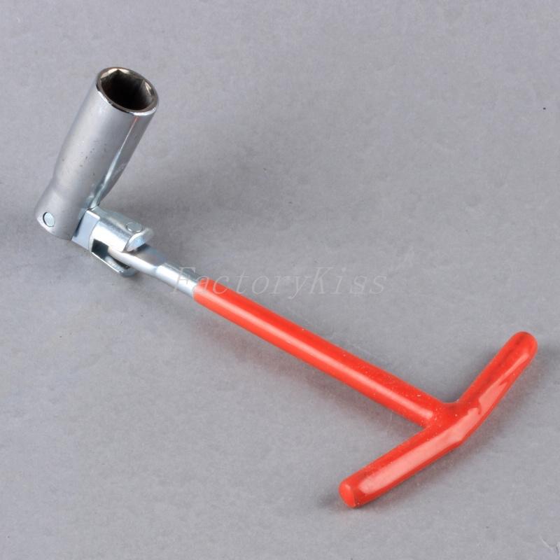 New t-handle universal joint spark plug socket wrench tool remover 16mm 