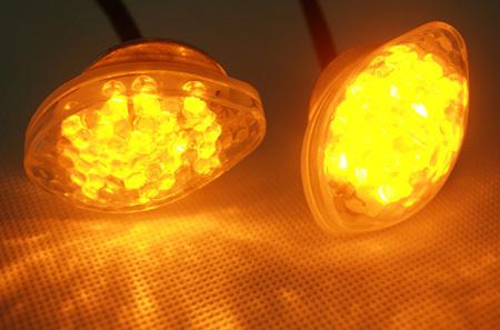 Flush mount turn signals light clear honda cbr 600 900 929 954 1000 rr f4i cb919