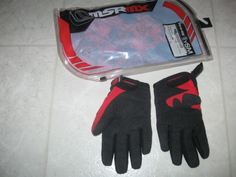 Buy Youth Racing Gloves Red Motocross MSRMX Off Road Motocross Sz ySM