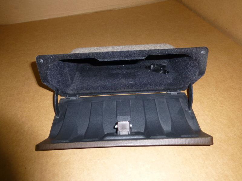 Porsche 944 924s early dash glove box lid door w/ insert brown oem  83-85