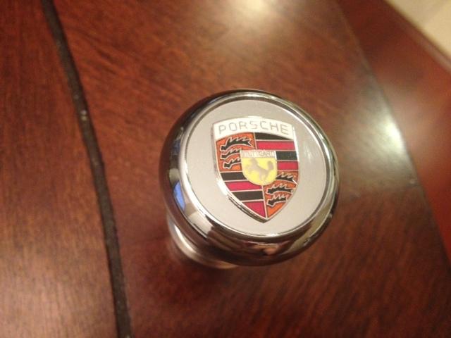 Vintage porsche automobiles dash insert part