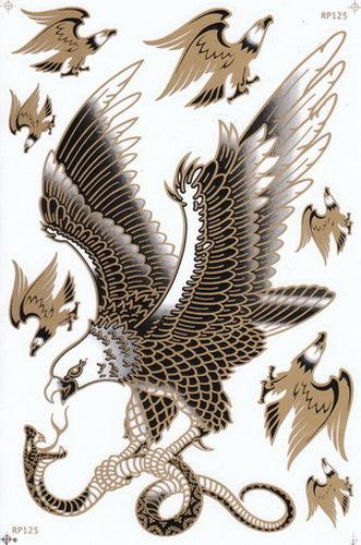 Agr_sta55 eagle sticker decal motorcycle car racing tuning hawk dragon