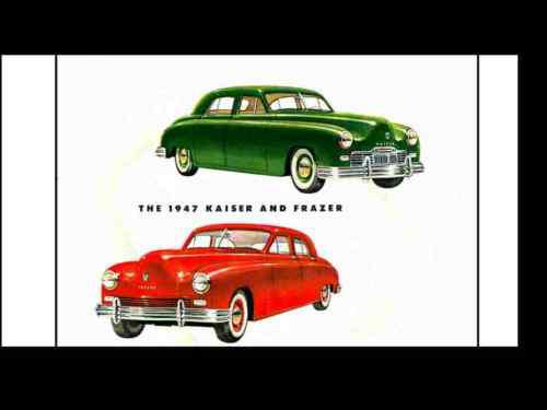 Kaiser frazer 1947 1948 1949 service manual 350 pages!