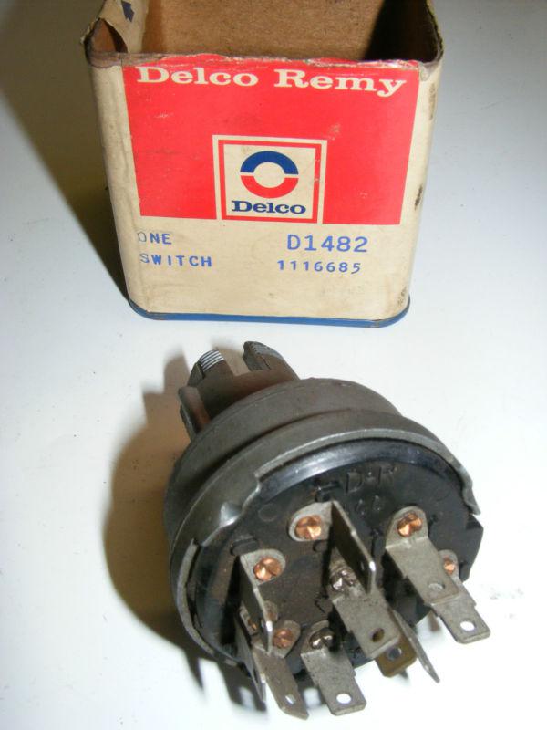 1967 chevrolet passenger ignition switch nos new 1116682  delco remy