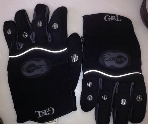 Olympia wpl13171gel reflector gray motorcycle gloves xxl